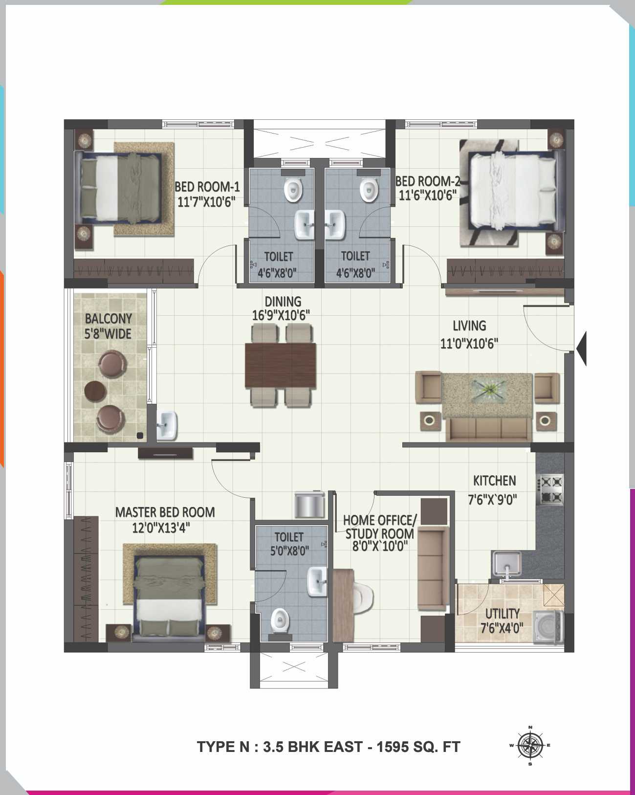 Ramky One Harmony in Pragathi Nagar, Hyderabad Price List